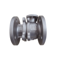 Stainless steel tee flange investment casting ball valve